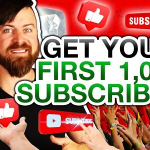how to get your first 1000 youtube subscribers fast and free 4Y Vcfj5aRs