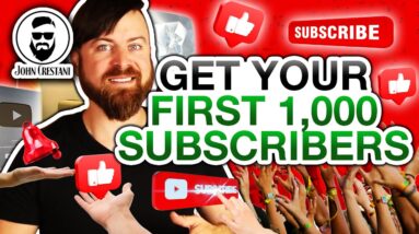 how to get your first 1000 youtube subscribers fast and free 4Y Vcfj5aRs