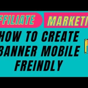 How to create affiliate Marketing step by step banner code Working on mobile