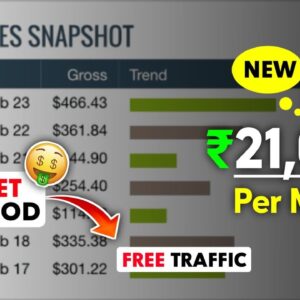 Free Traffic Website + Secret Method | Earn ₹21,000 Per Month | Affiliate Marketing 2022