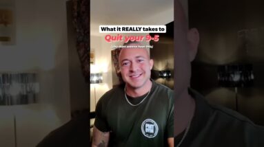 What it REALLY takes to quit your job... #shorts