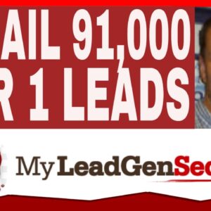 My Lead Gen Secret 2022 - Email 91,400 TIER 1 LEADS Including BUYERS - Monthly Recurring $$$
