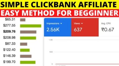 Simple Clickbank Affiliate Marketing & Google Ads Tutorial | Easy Method