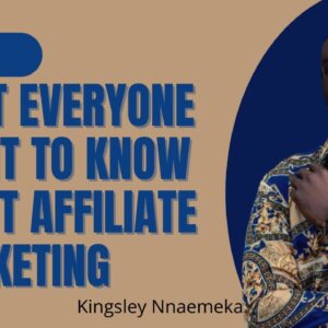 The whole secrets about affiliate marketing