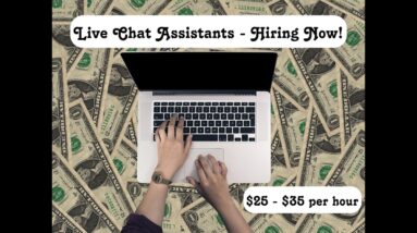 Remote Online Jobs - Live Chat Jobs - Work From Home - Make Money Online 2022 - Live Chat Jobs