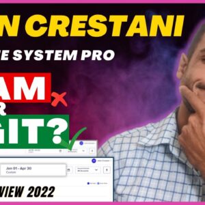 John Crestani is SCAM or LEGIT ? Sincerely Opinion about Affiliate System Pro - Review 2022