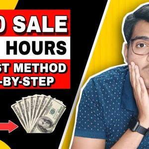 $120 Sale In 24 Hours | Fastest Affiliate Marketing Method For Beginners | Earn Money Online In 2022