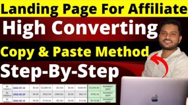 How to Create a landing page for Affiliate marketing Free| Systeme Io Tutorial In Hindi | Systeme.Io