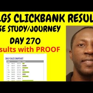 Clickbank Earnings Proof - My Lead Gen Secret Clickbank Case Study [DAY 270]