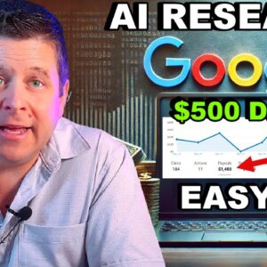 Make $500 Daily With Google AI Research - Easy Method Live Setup!