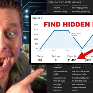Secret List + ChatGPT Finds Hidden Money Online - $300 Per Day!