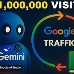 217,000 Visitors - Google Gemini 2.5, Deepseek 3, Chatgpt 4, Traffic Tutorial For Beginners