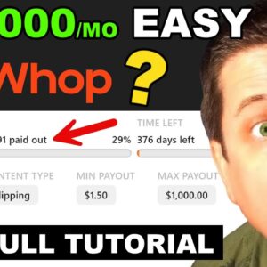 Make $100,000 Per Month? - Whop Clipping Method - Learn The Truth!
