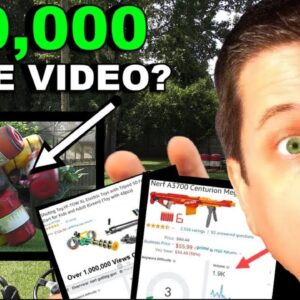 $97K From One Video? Nerf War Videos -  Make Money - Low Competition!