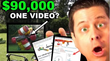 $97K From One Video? Nerf War Videos -  Make Money - Low Competition!