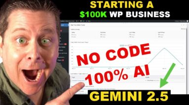 Building A $100K No Code Software Business With Gemini 2.5 Canvas!