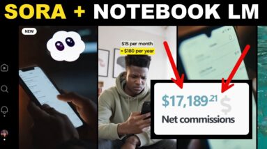 Sora + Notebook LM = Faceless Money Prompt!