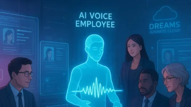 How does the AI Voice Employee feature work in Dreams Business Cloud to improve customer service?