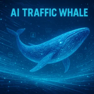 What is AI Traffic Whale and how does it help increase website traffic?