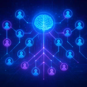 What is AI Viral Downline and how does it work in network marketing?