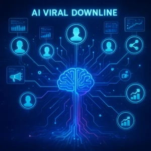 What is AI Viral Downline and how does it work in online marketing?